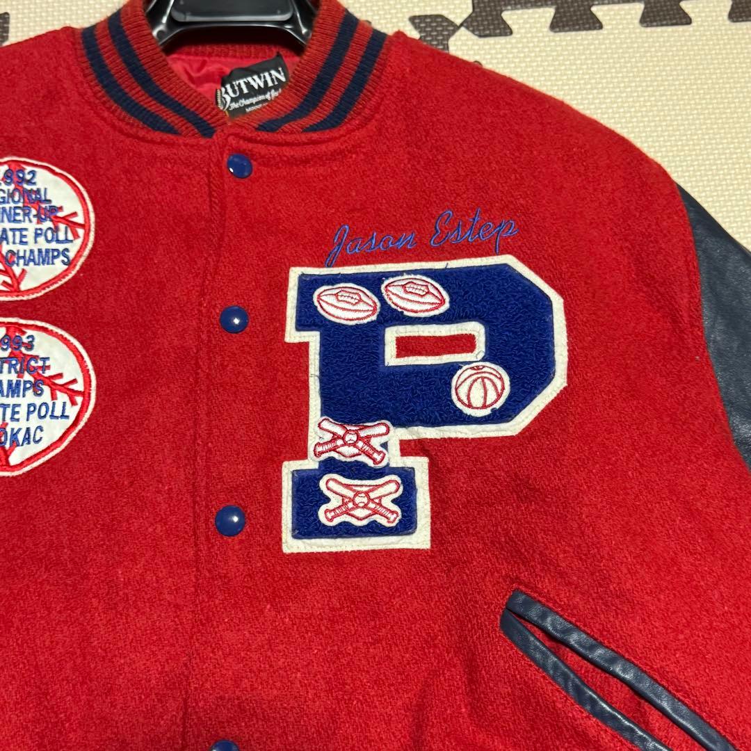 90'sBUTWIN vintage レザースタジャン　USA製