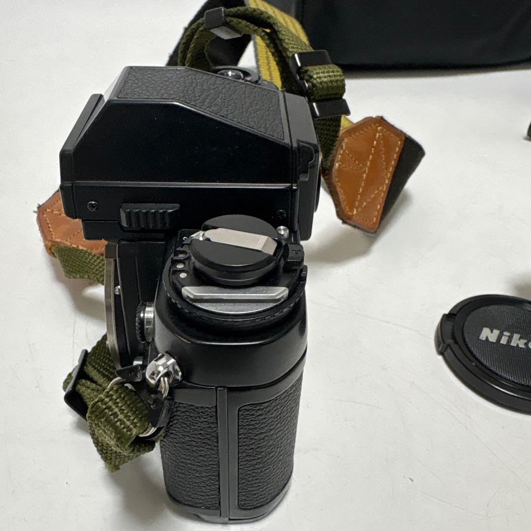 NIKKON F3ボディ フィルム一眼レフカメラ レンズ2点 フード ケース付き