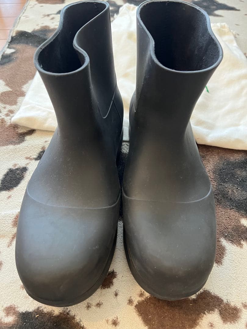 【美品】BOTTEGA VENETA ブラック パドルブーツ 42 ボッテガ