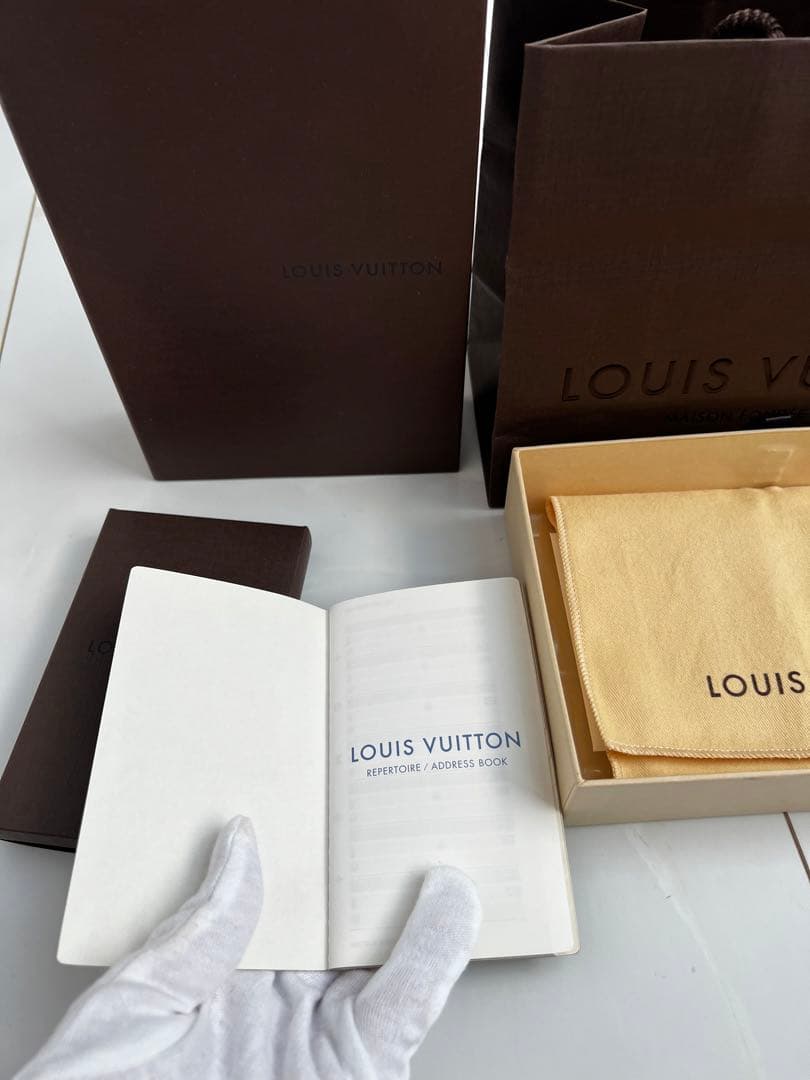 【訳あり】LOUIS VUITTON 手帳 ケースヴェルニ　モノグラム　赤