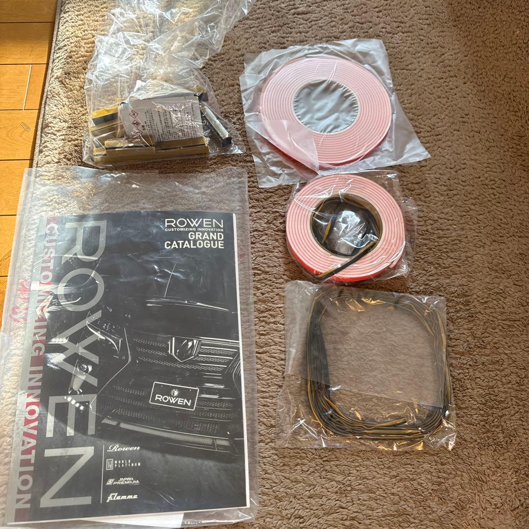 rowen アルファード　30後期　サイドパネル2枚　サイドコーナー3枚　新品