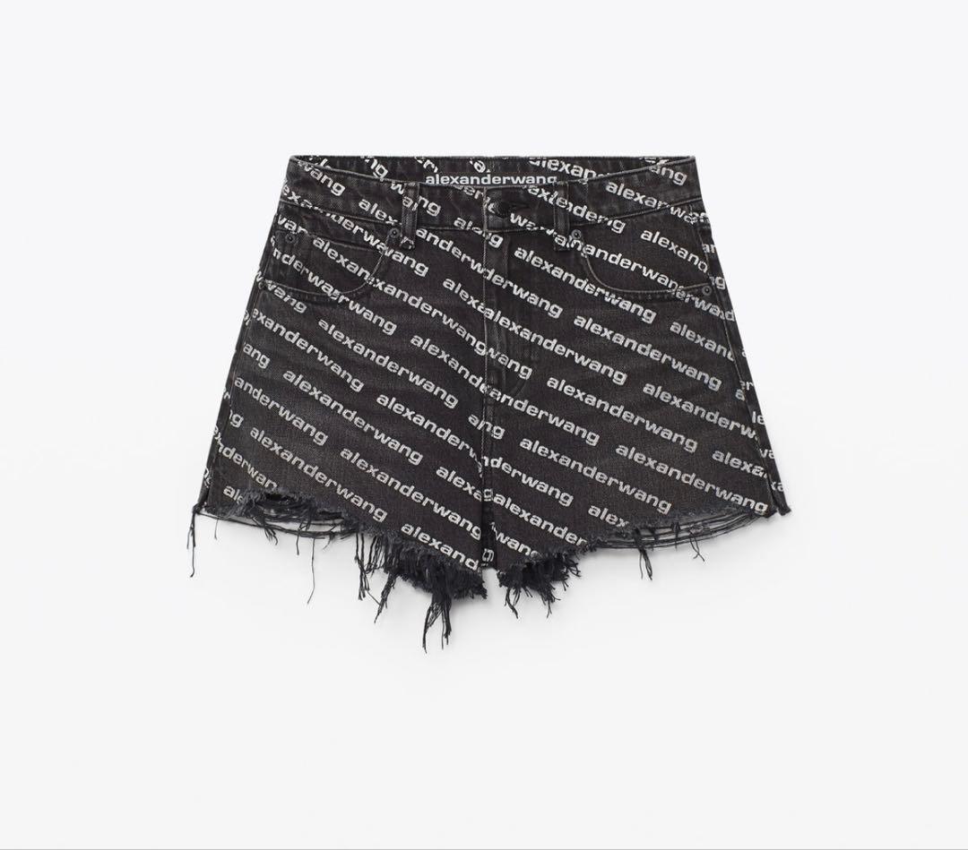 アレクサンダーワン　ロゴ ショーツ　ショートパンツ