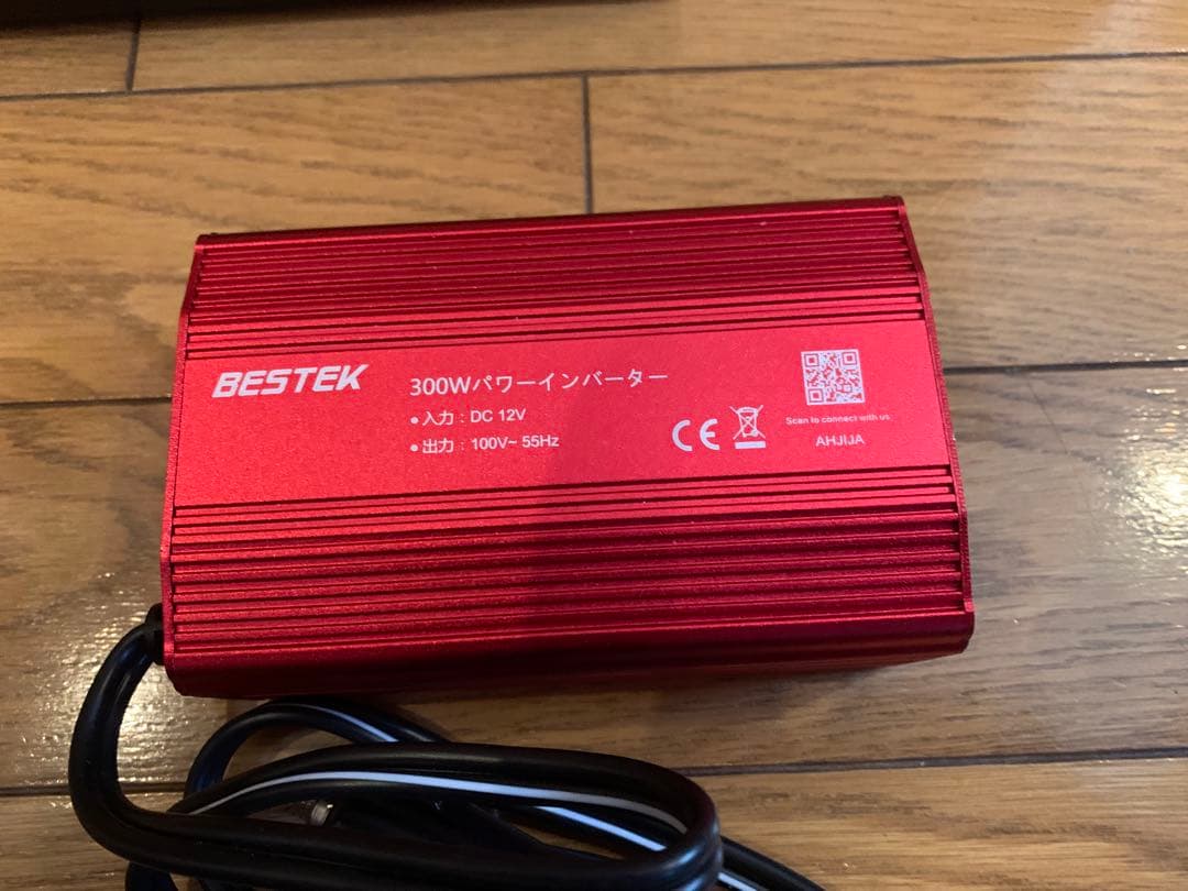 SONY BDP-S1500 Blu-rayプレーヤー車載取り付けにインバーター