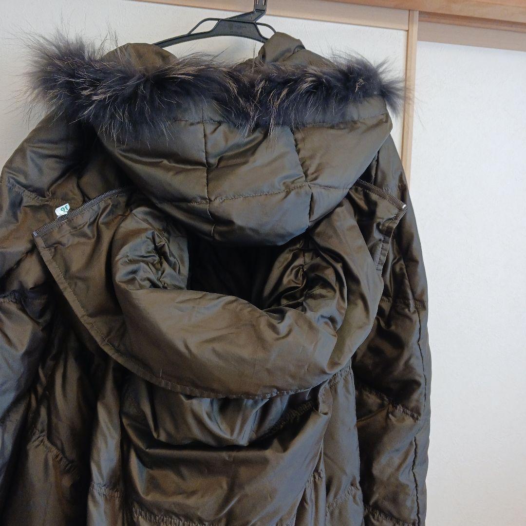 【ガーゼ2枚付き】美品ダウン ママコート マタニティコート ダッカー付♪伊勢丹