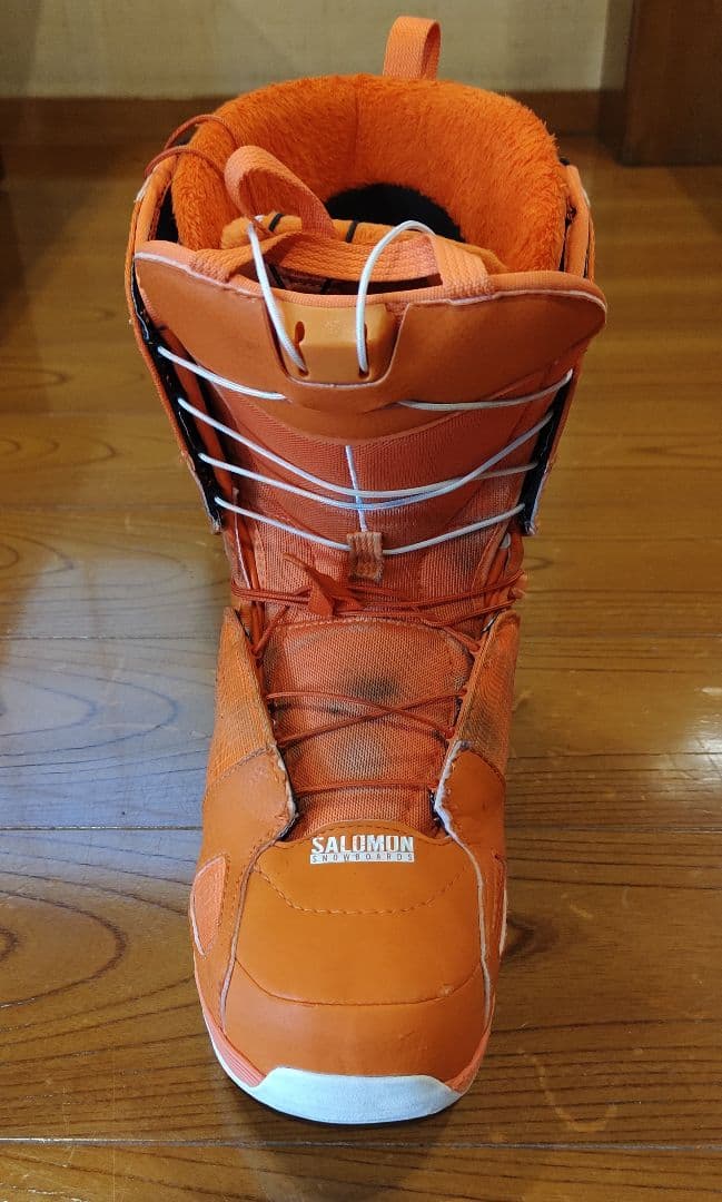SALOMON スノーボードブーツ オレンジ 26cm