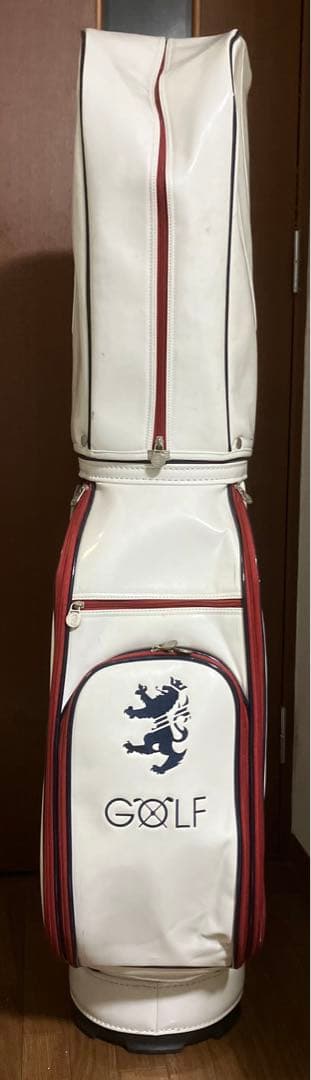Admiral キャディバッグ ホワイト/レッド