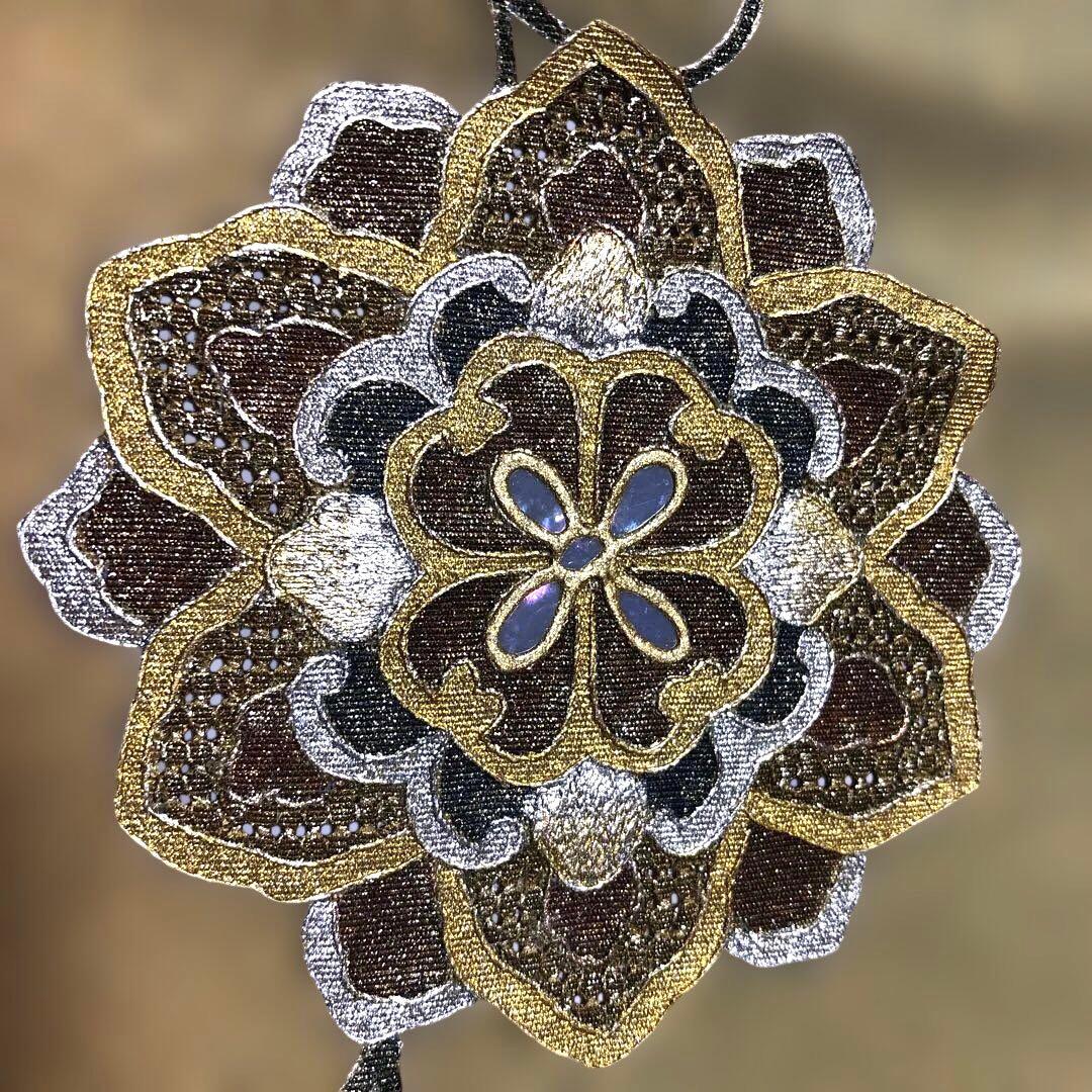 東京 さが美 袋帯 金色・銀色