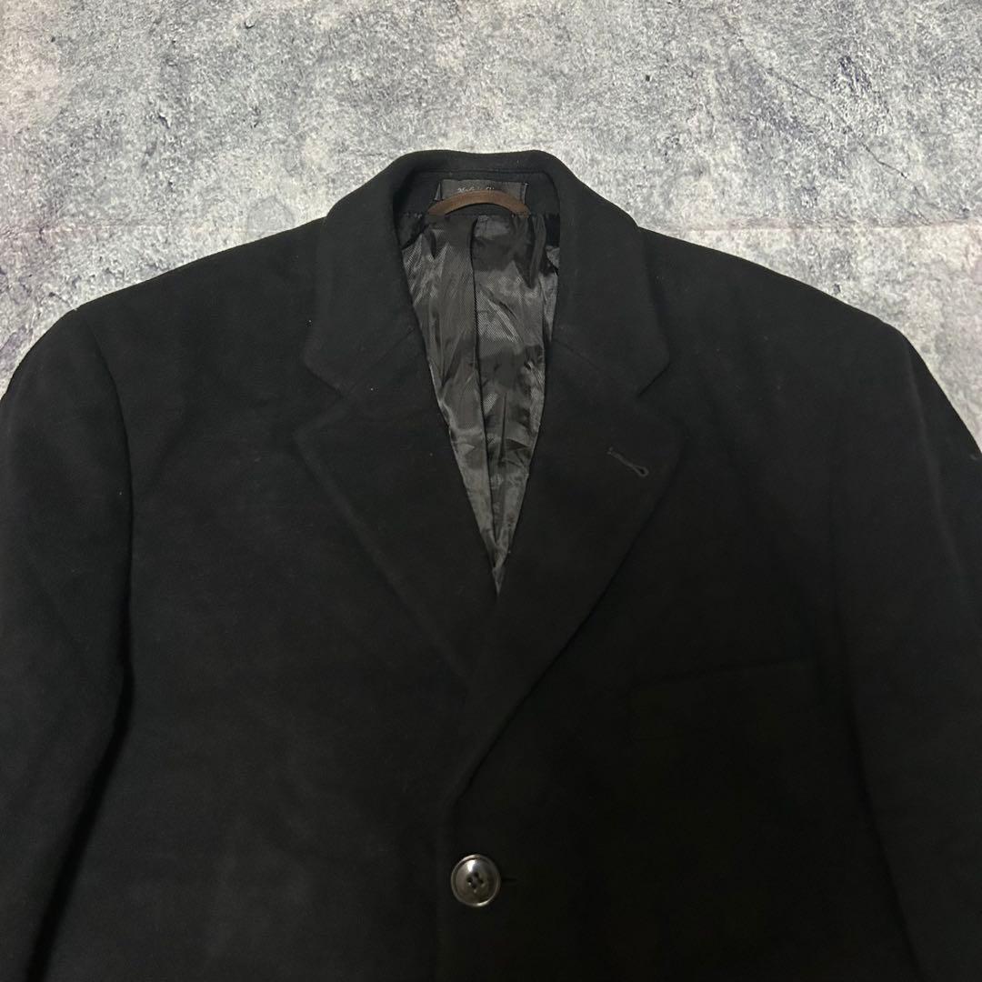 90s RALPH LAUREN カシミア混 チェスターコート ブラック