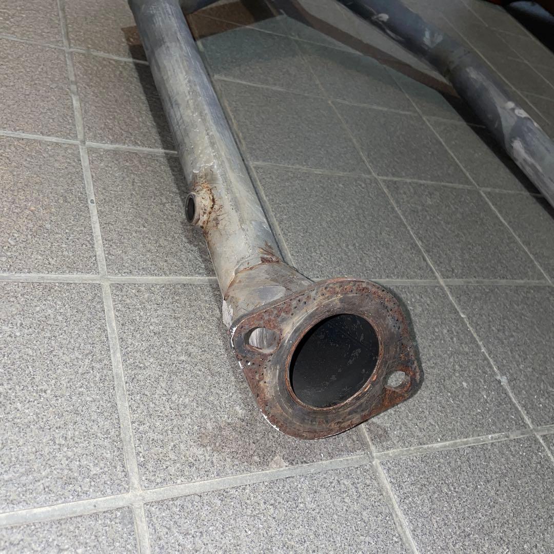 18クラウン　デュアルストレート中間マフラー　スチール