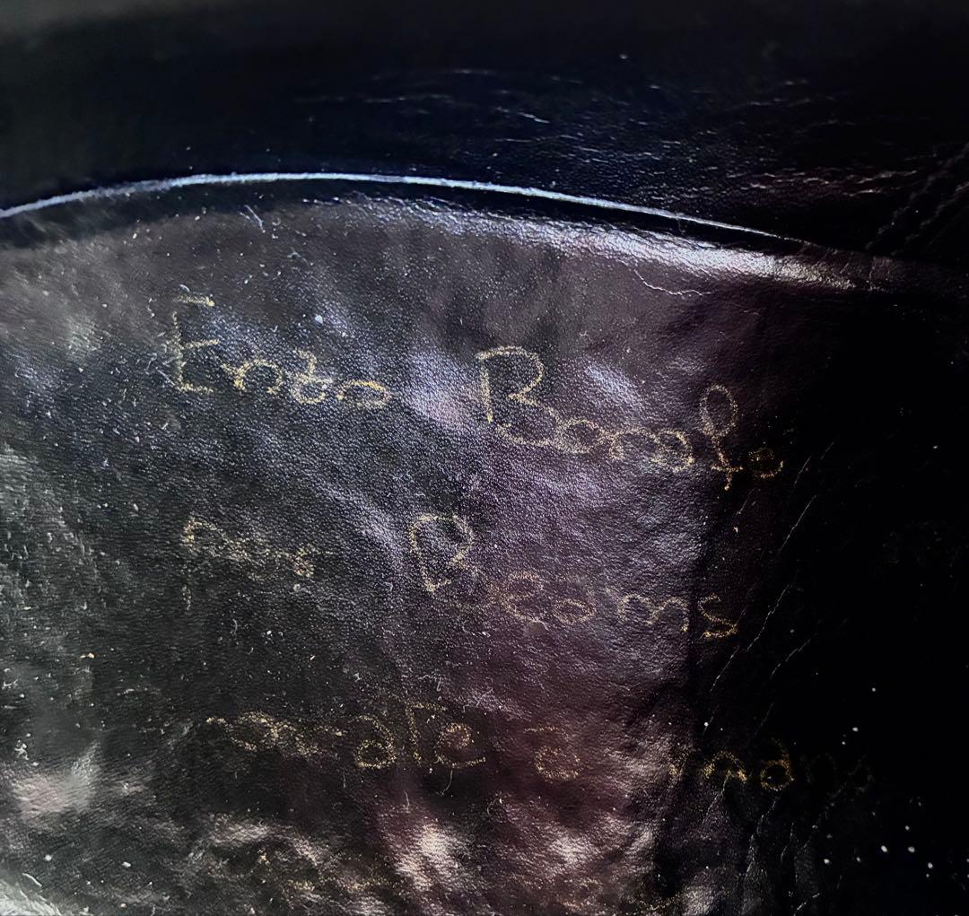 Enzo Bonafé エンッオ・ボナフェ　ブラック ダブルモンクシューズ