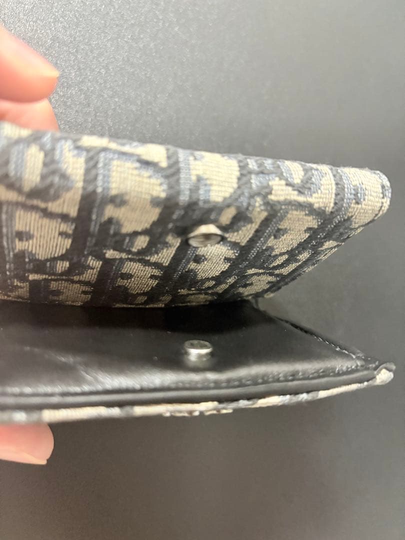 Dior 三つ折り財布 モノグラムデザイン