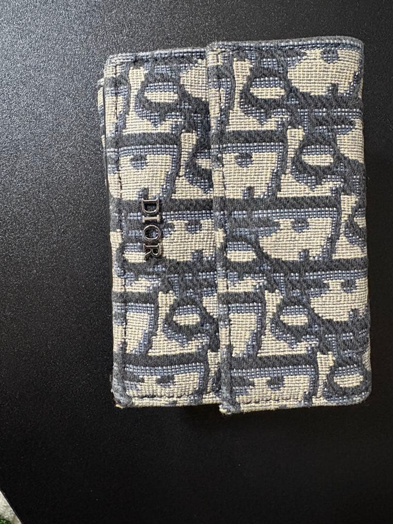 Dior 三つ折り財布 モノグラムデザイン