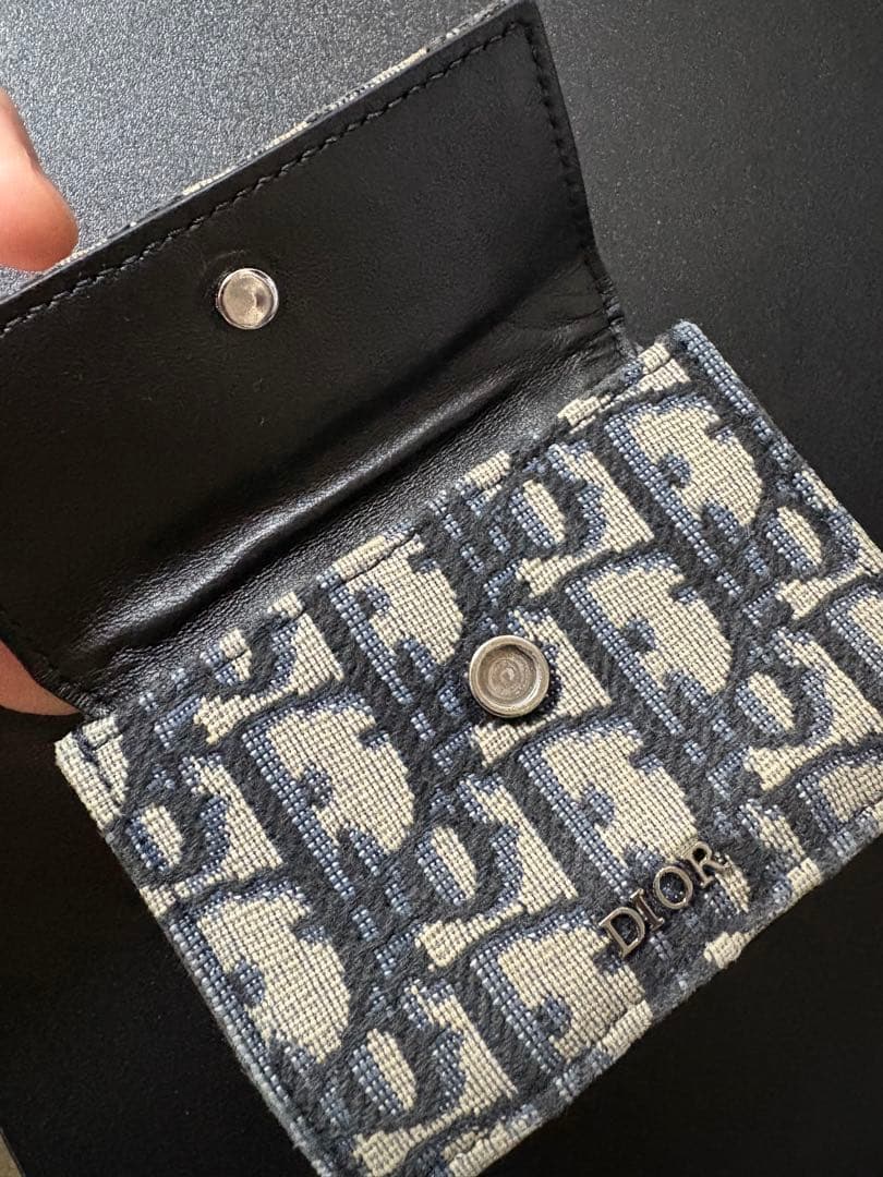 Dior 三つ折り財布 モノグラムデザイン
