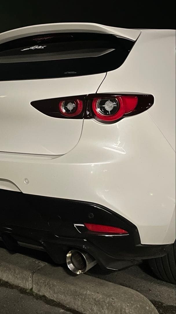 Uさん　MAZDA3 スリーキャッツ リアピース ストレート