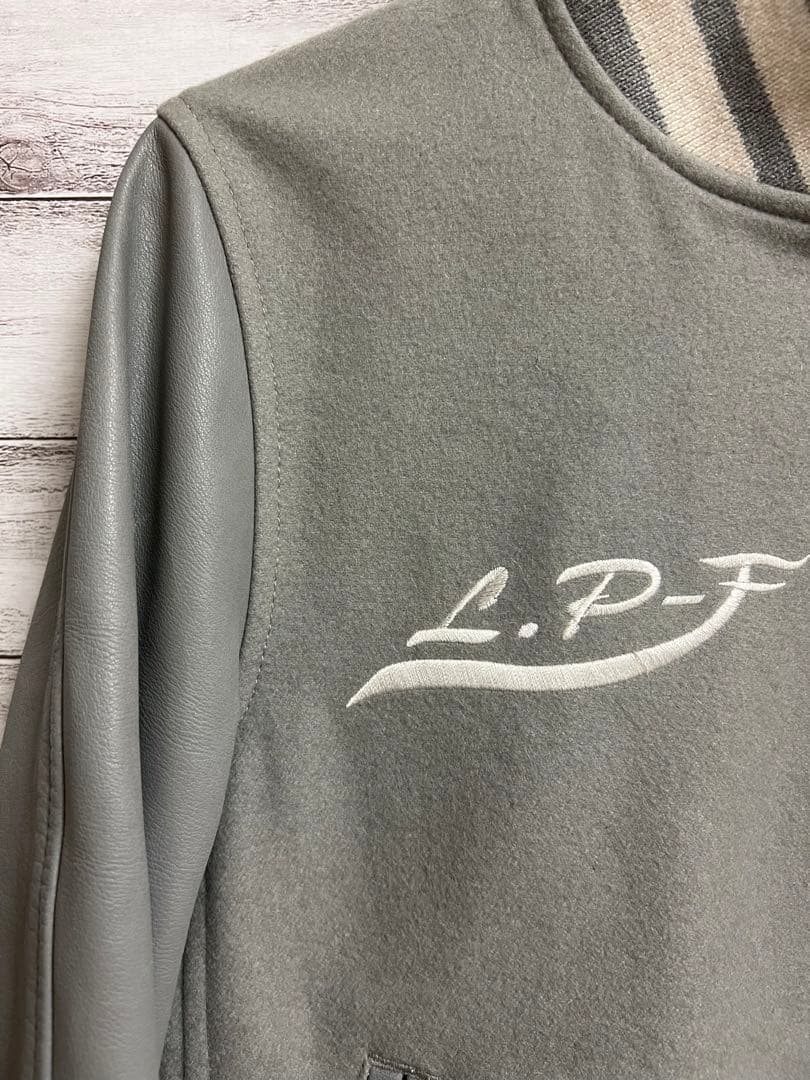 ルシアンペラフィネ スタジャン スカル カシミア 本革 レザー ジャケット