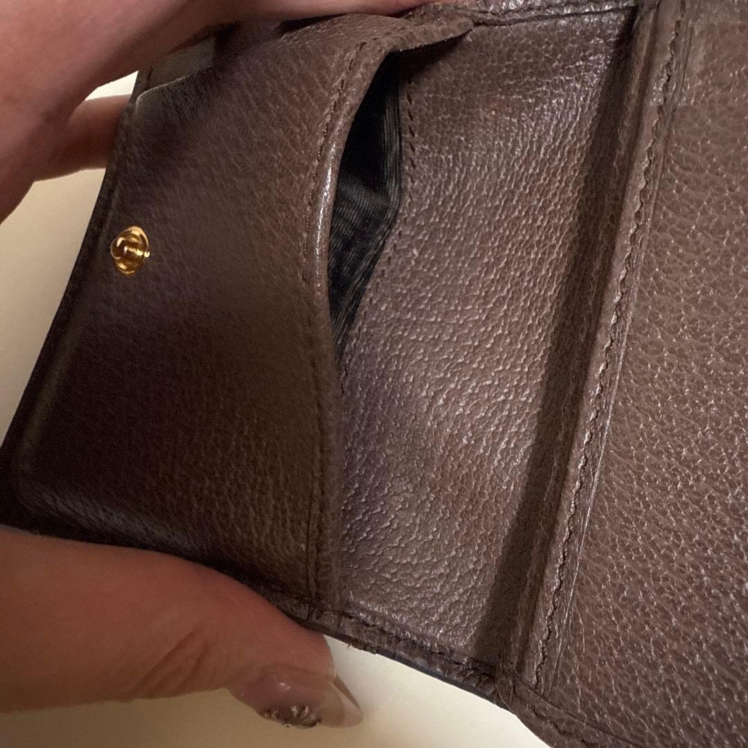 Gucci GGモノグラム 三つ折り財布
