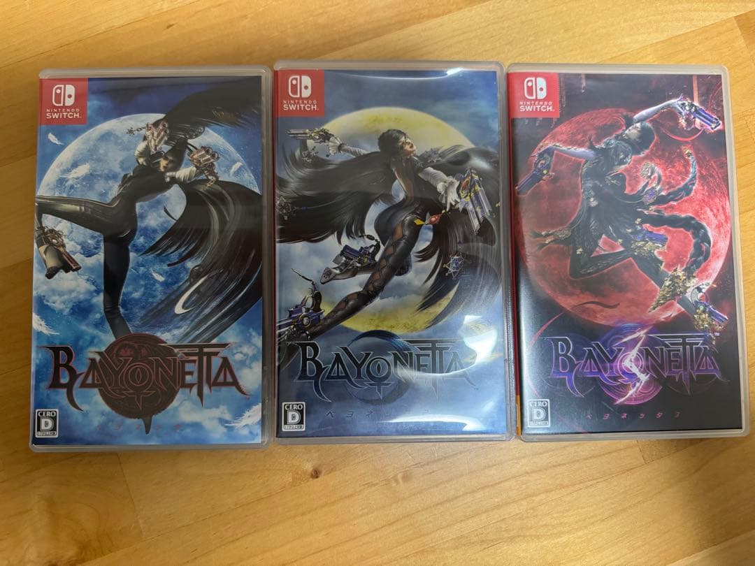Bayonetta 1, 2, 3 パッケージ版セット
