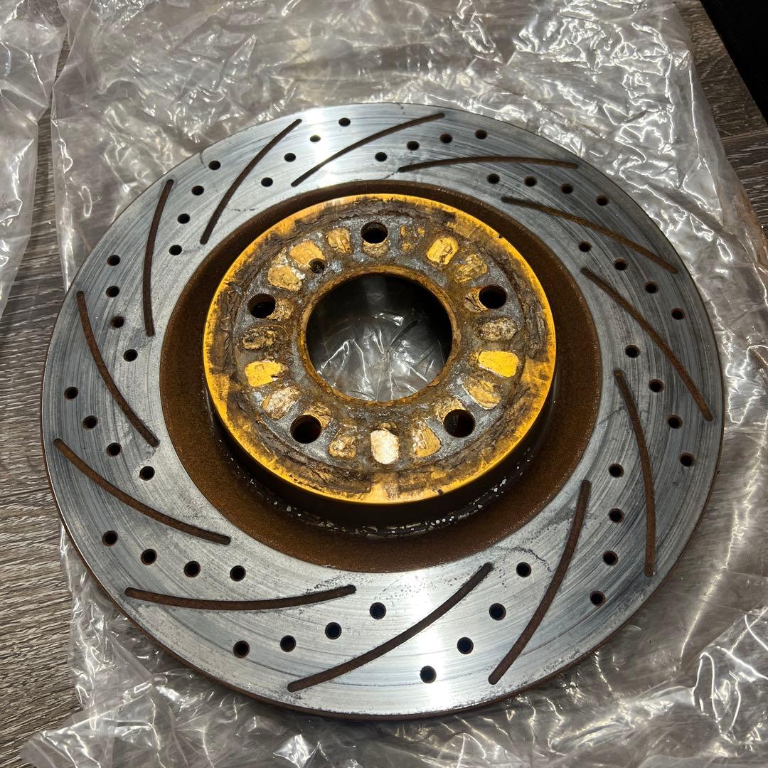 Z33　CPV35　ブレンボ用　Fブレーキローター　スリット　ドリルド　フロント