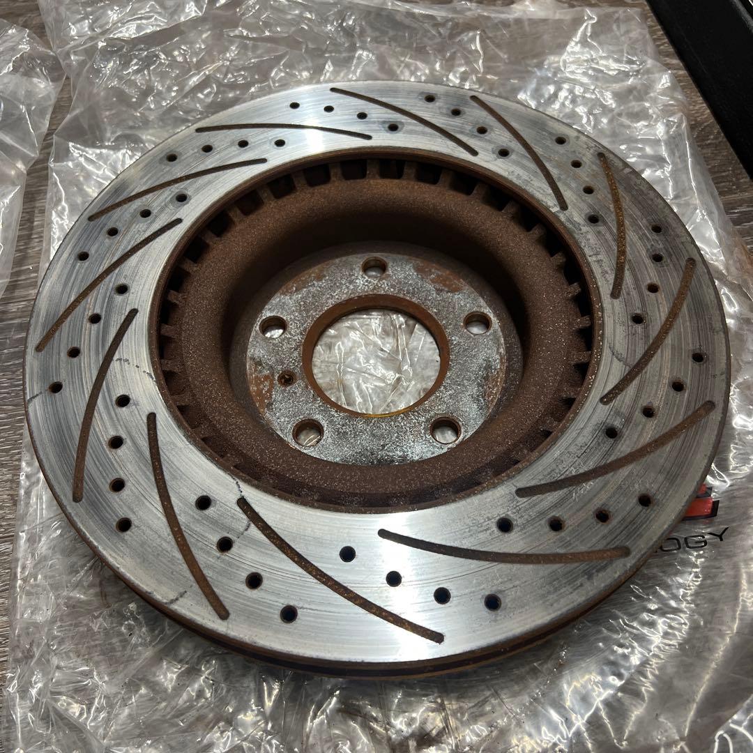 Z33　CPV35　ブレンボ用　Fブレーキローター　スリット　ドリルド　フロント