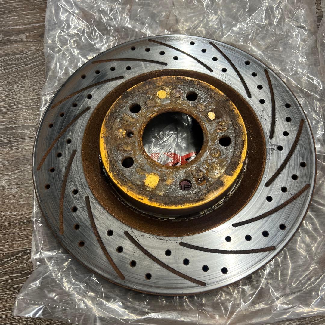 Z33　CPV35　ブレンボ用　Fブレーキローター　スリット　ドリルド　フロント