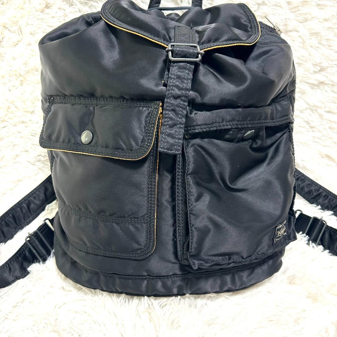 ポーター　POTER　リュック　バックパック　タンカー　ナイロン　黒　吉田かばん