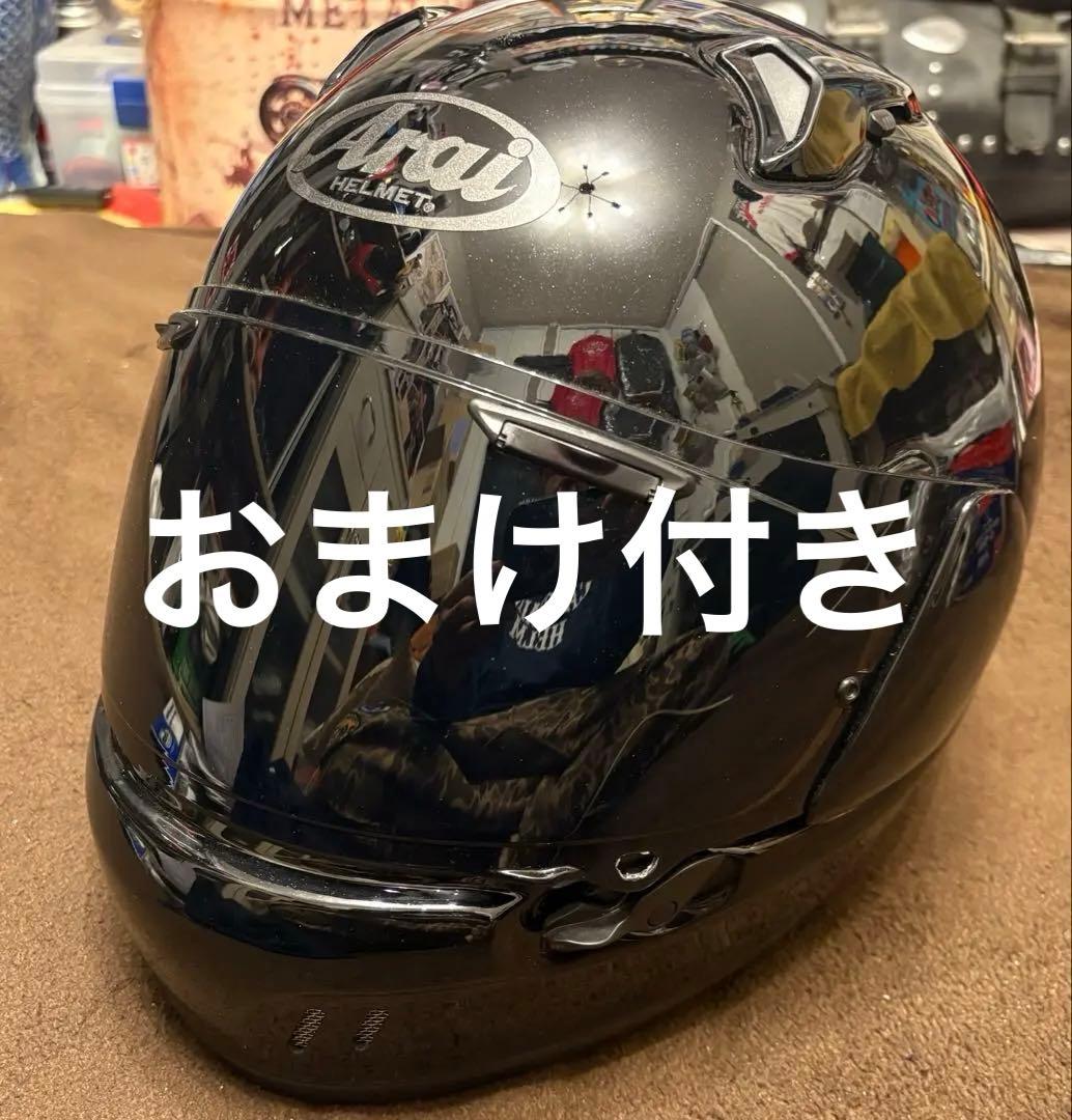 アライヘルメットXDグラスブラックXLおまけ多数付き