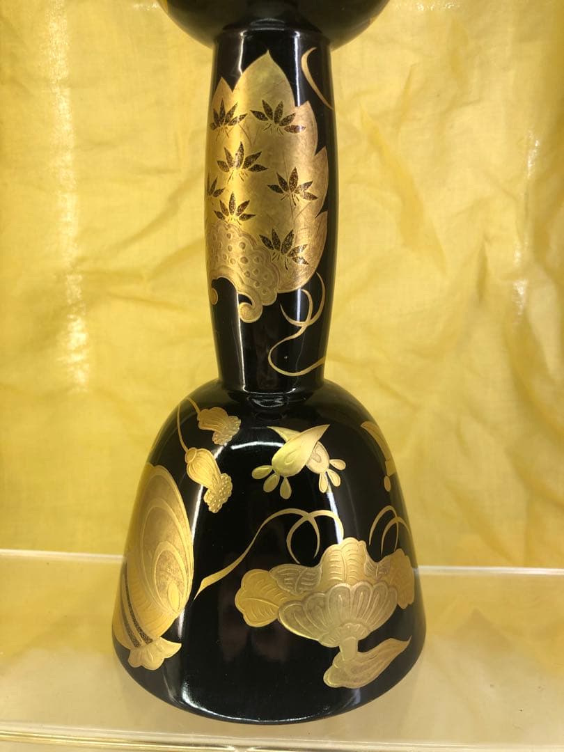 小鼓　胴　蒔絵