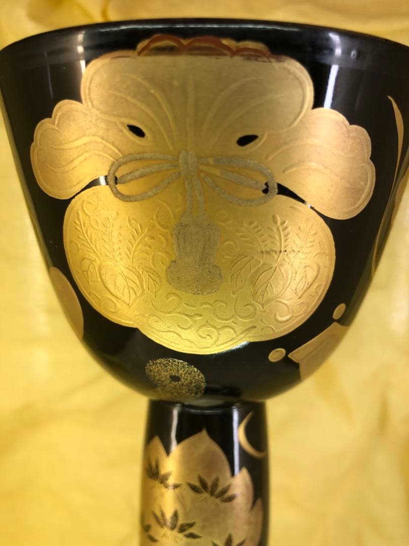 小鼓　胴　蒔絵