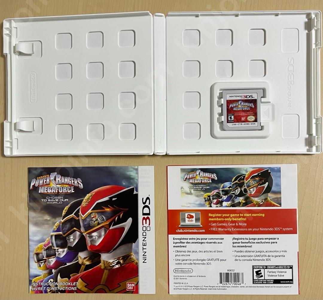 Power Rangers MegaForce【中古美品・3DS北米版】