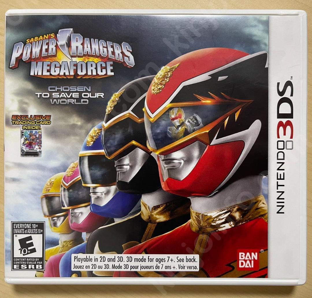 Power Rangers MegaForce【中古美品・3DS北米版】