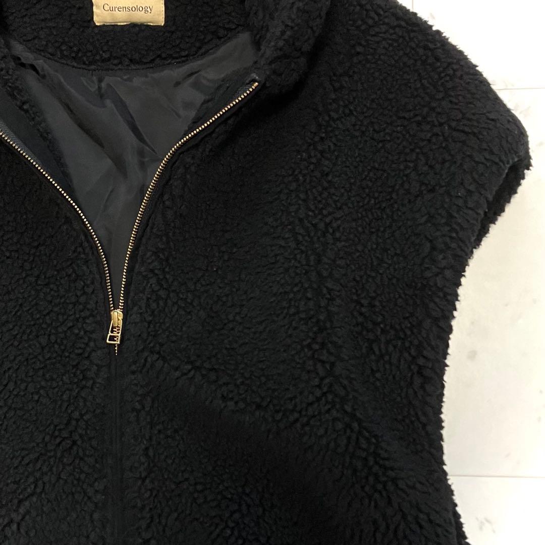 美品 カレンソロジー フーディーベスト ブラック SAMPLE品