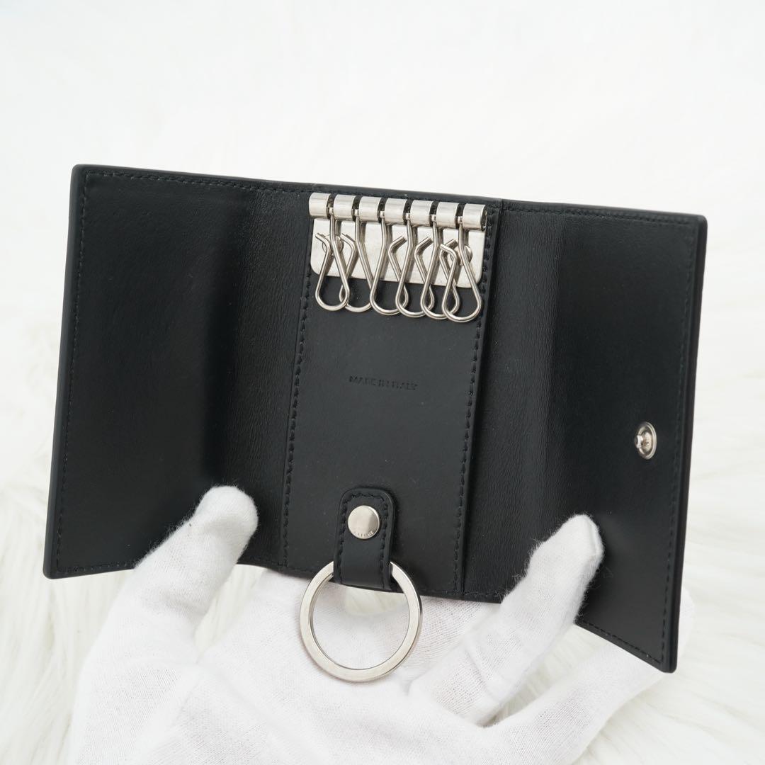 新品未使用品　タグ付き　CELINE セリーヌ キーケース　クロコ　ブラック