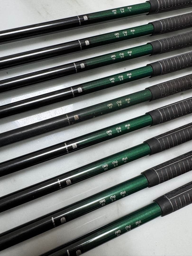 PRGR アイアンセット ステンレススチール カーボンシャフト