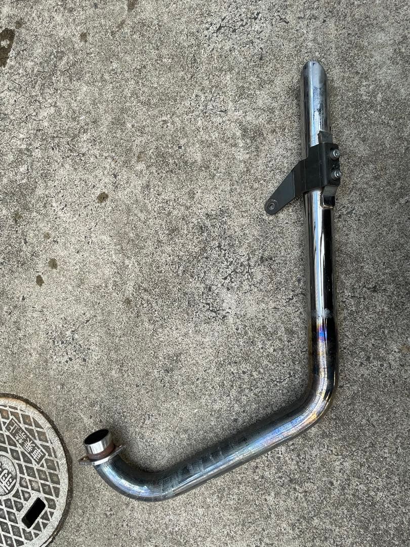 2%er トルクコーンドラッグパイプマフラー　ローパスバッフル付き