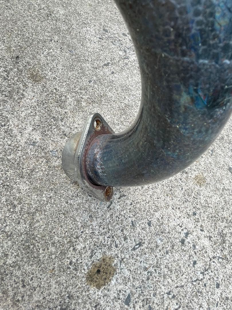 2%er トルクコーンドラッグパイプマフラー　ローパスバッフル付き