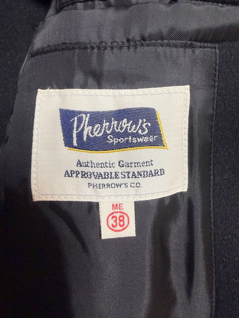 PHERROW’S（フェローズ）ウールメントンピーコート　23W-POJ1