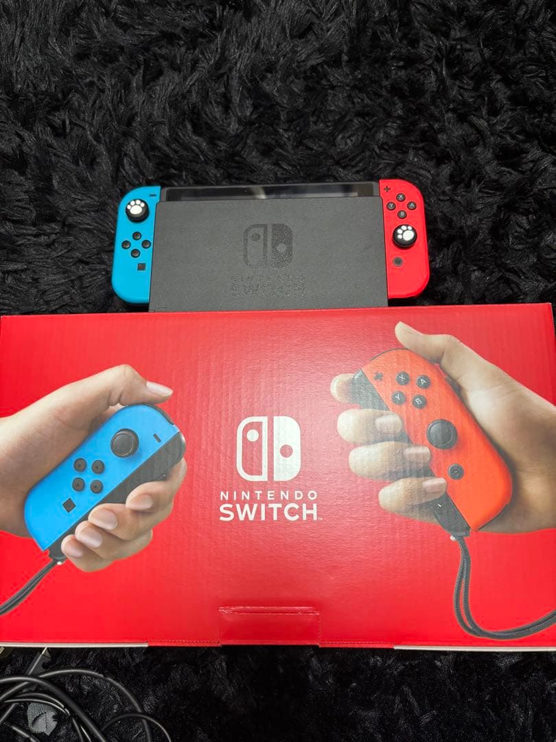 【美品】64GBSDカード・箱付きNintendo Switch 本体