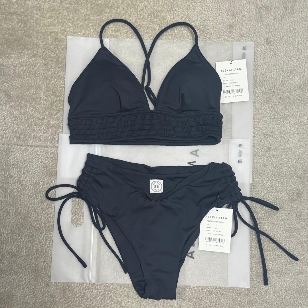 新品タグ付きALEXIA STAM 水着 ビキニ上下セット