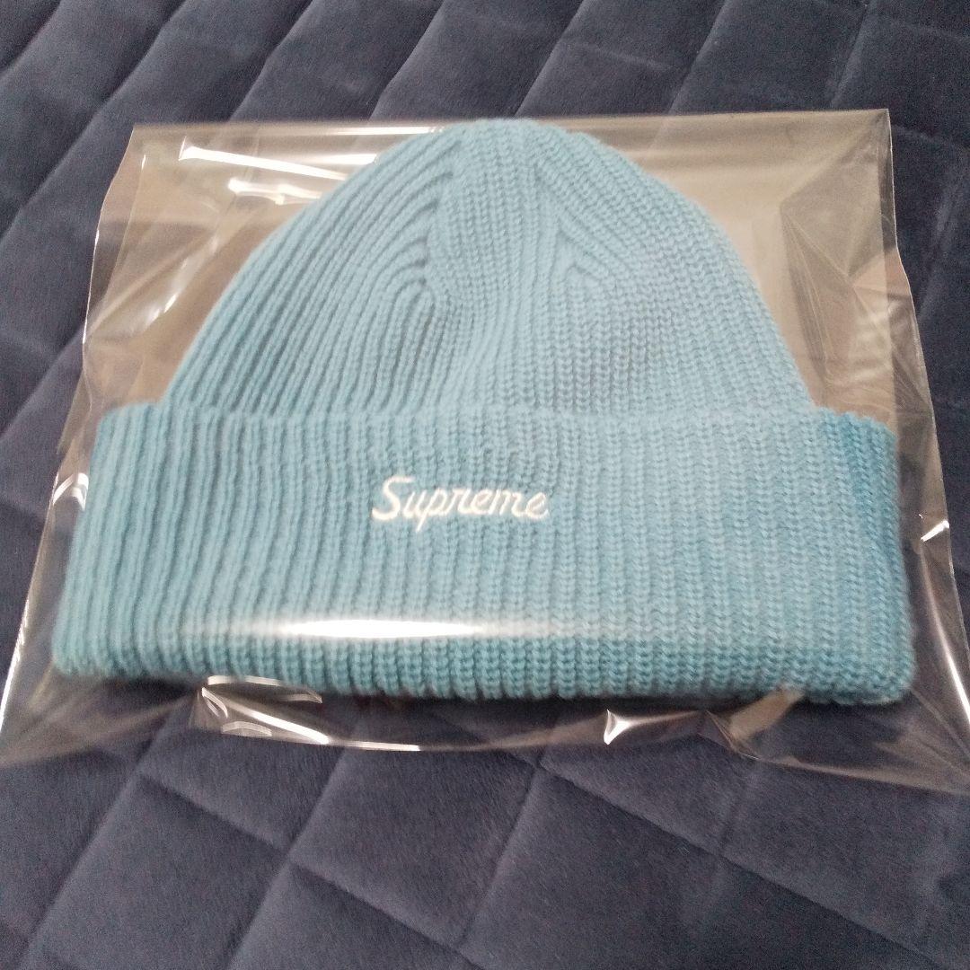 k*k様 Supremeルーズゲージビーニー。ターコイズブルータグ付き試着程度の