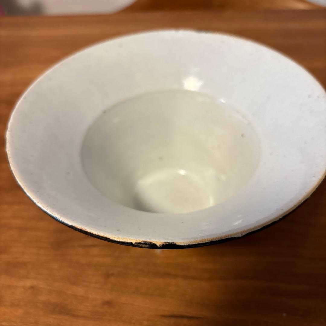 三浦ナオコさん作品・黒白陶器円錐形ボウル