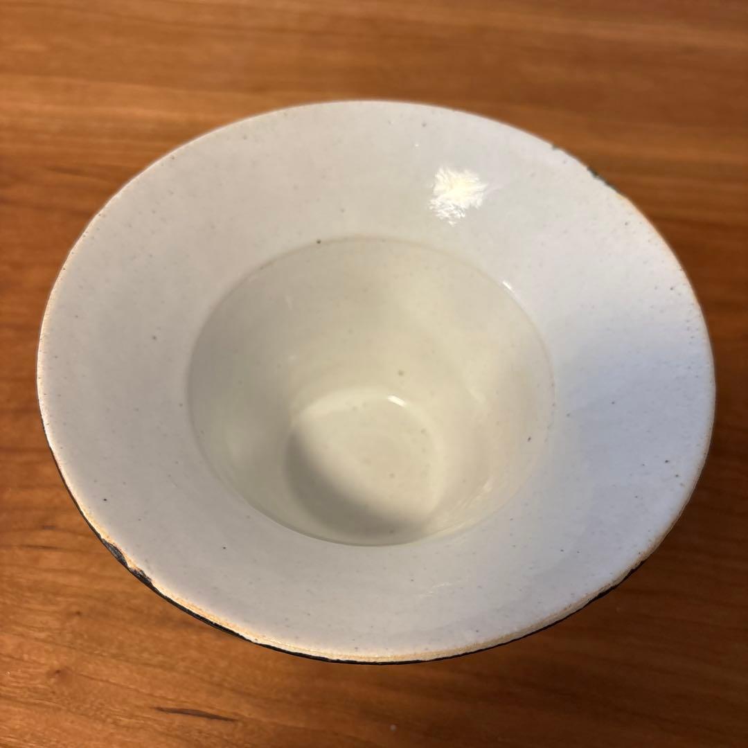 三浦ナオコさん作品・黒白陶器円錐形ボウル