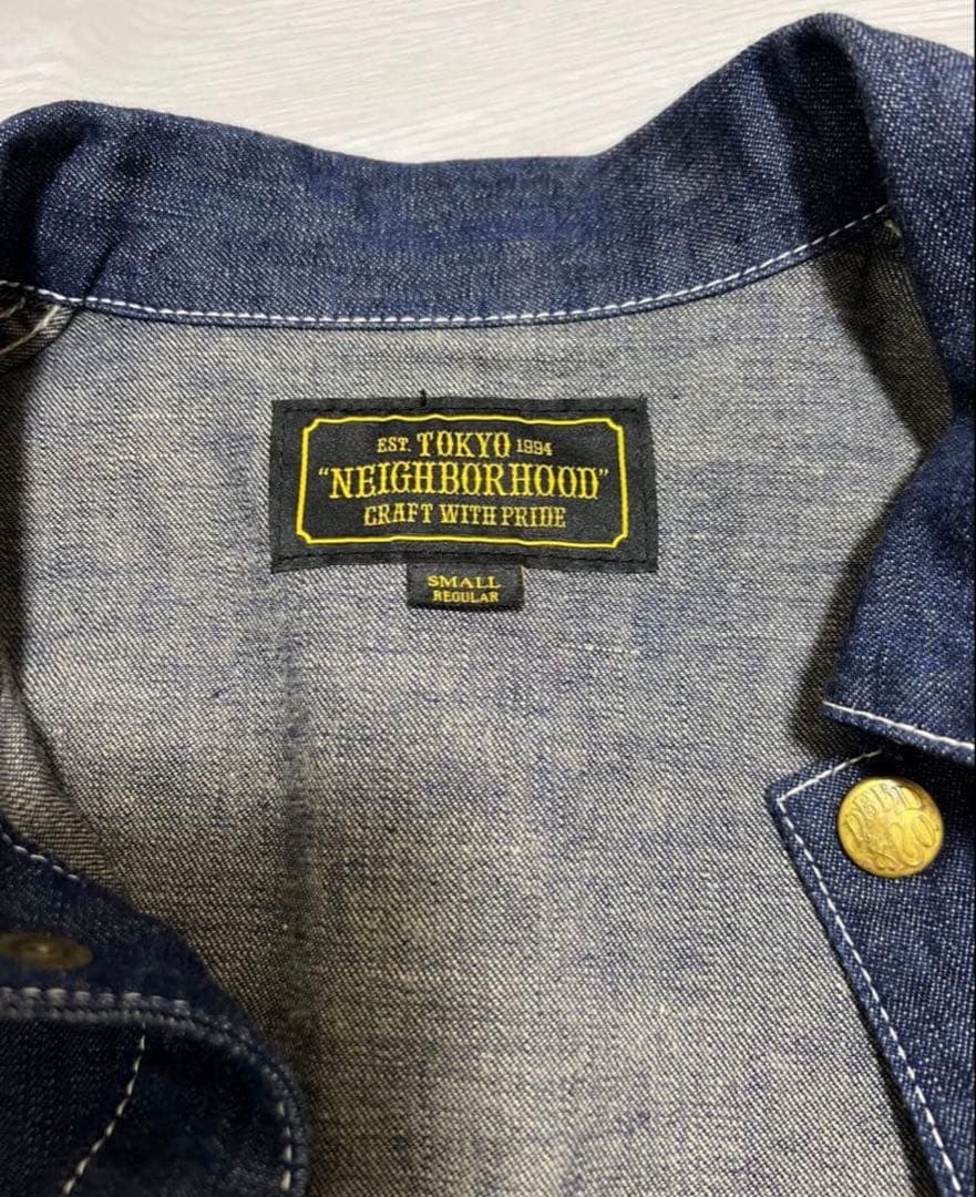 NEIGHBORHOOD インディゴデニムカバーオール S