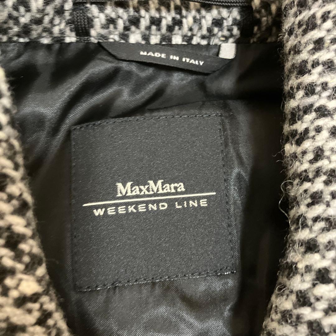 MaxMara WEEKEND LINE ステンカラーコート ツイード42