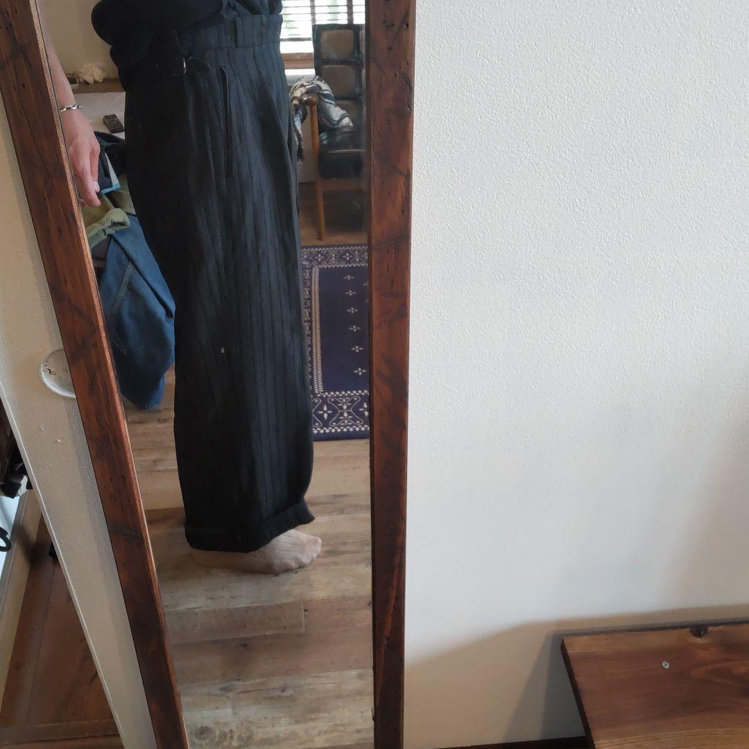 フレンチヴィンテージ スラックス グレーストライプ　ユーロヴィンテージ