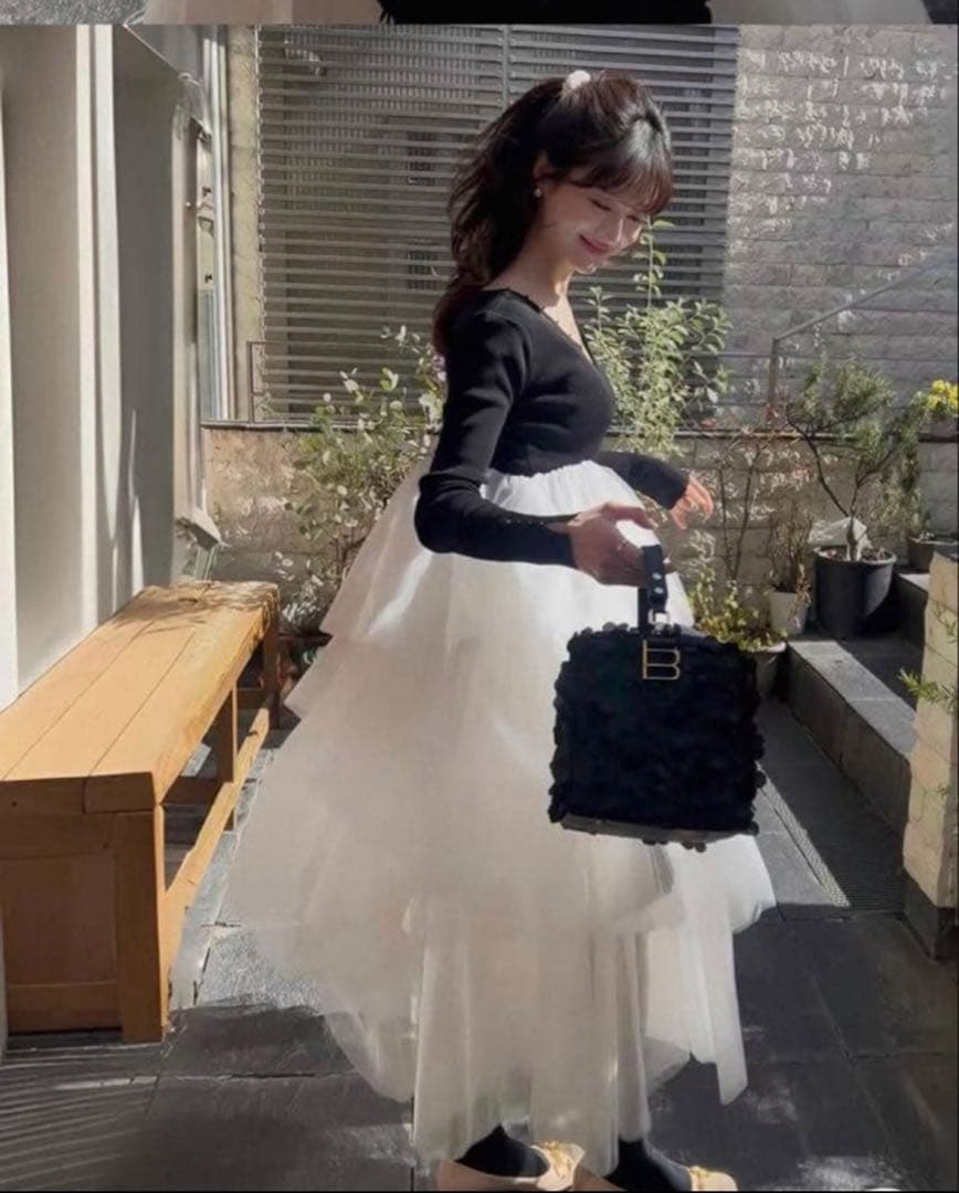 ワンピース Bibiy. DELPHINE TULLE DRESS