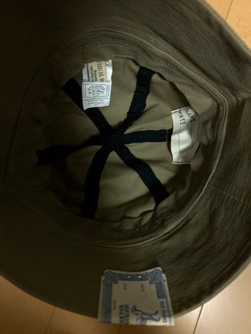 THE H.W.DOG&CO. セーラーハット ブラック　帽子 USN 米軍