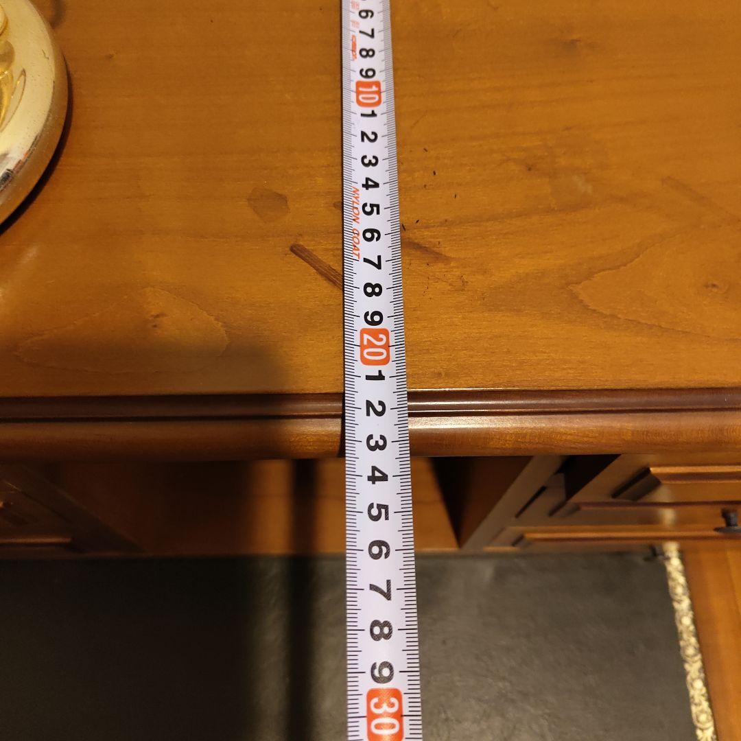 【波風ミナト】フランス製 木製デスク 引き出し付き