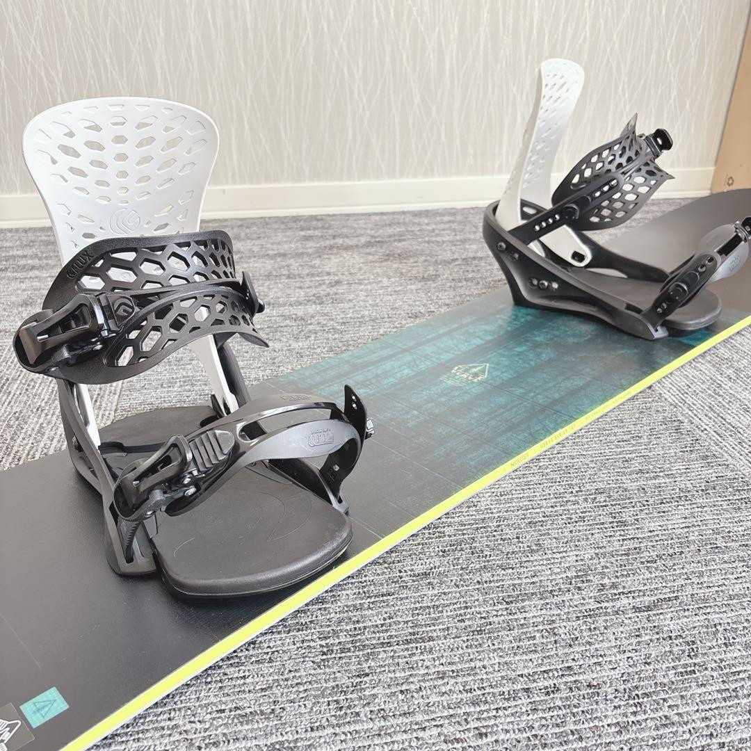 ①美品❗️超豪華❗️NIDECKER×FLUXメンズスノーボードセット★157cm