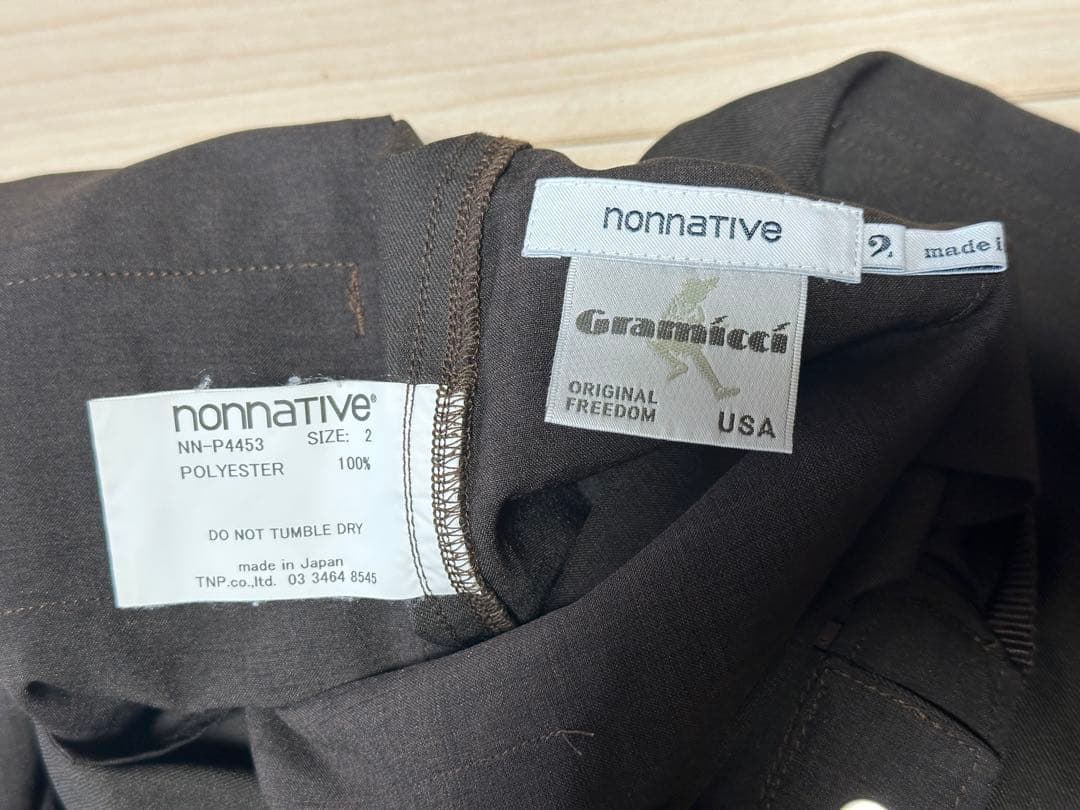 パンツ nonnative WALKER ST EASY PANTS GRAMICCI