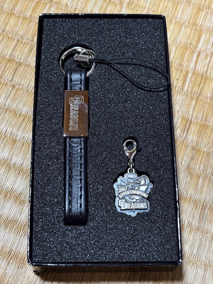 2007日本一 中日ドラゴンズ 銀製限定ストラップ 箱あり入手困難